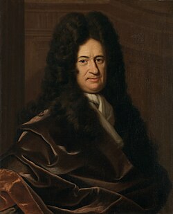 Historical portrait of Gottfried Wilhelm Leibniz